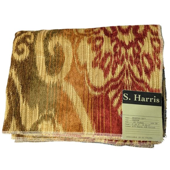 S. Harris Designer Fabric Samples Discontinued Patterns Cotton Blend Decor Use - Picture 2 of 16